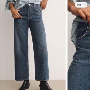 AGOLDE wide leg jeans